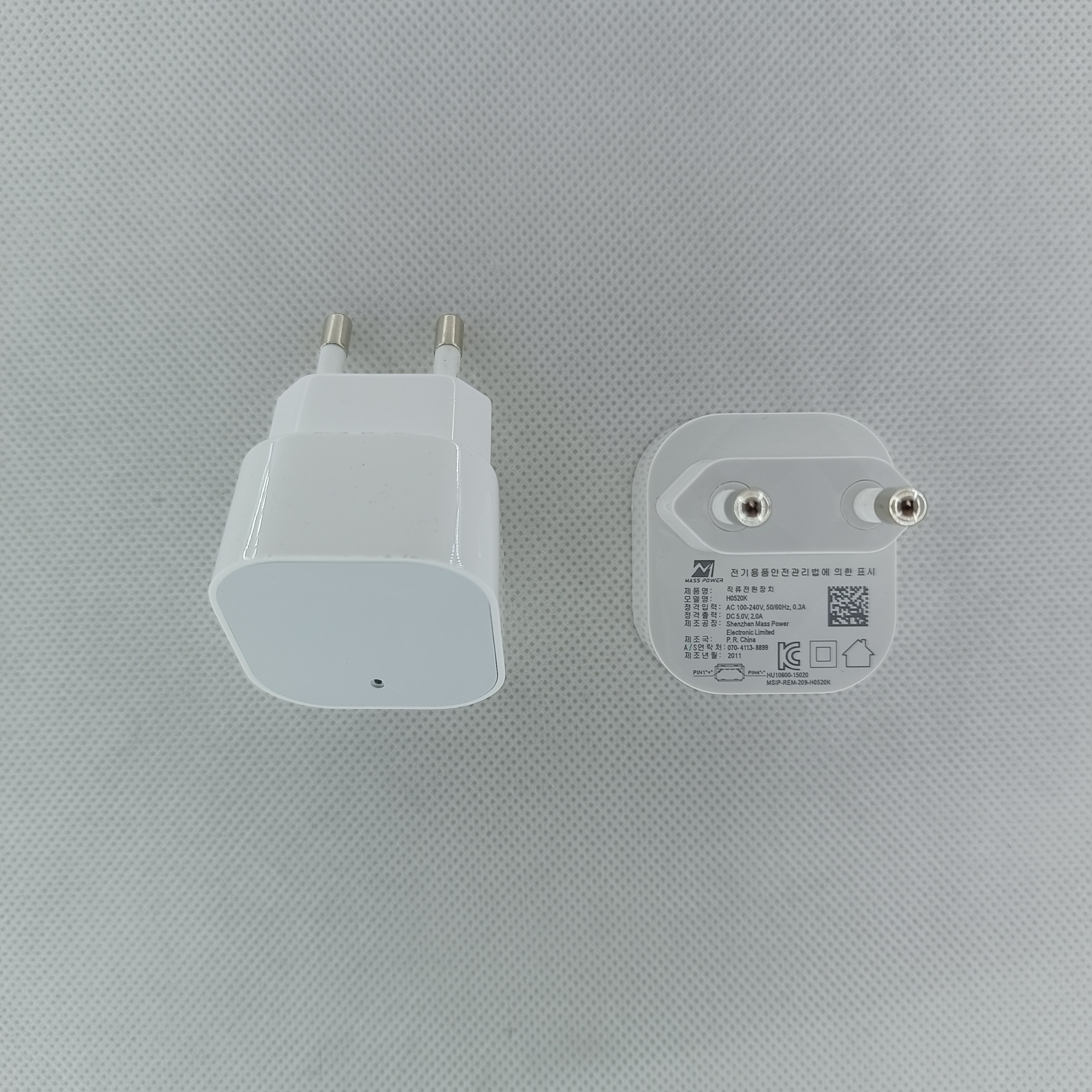 adapter5v-2A-code27.jpg شارژر دیواری 5 ولت 10 وات همراه کابل micro USB - تصویر 1