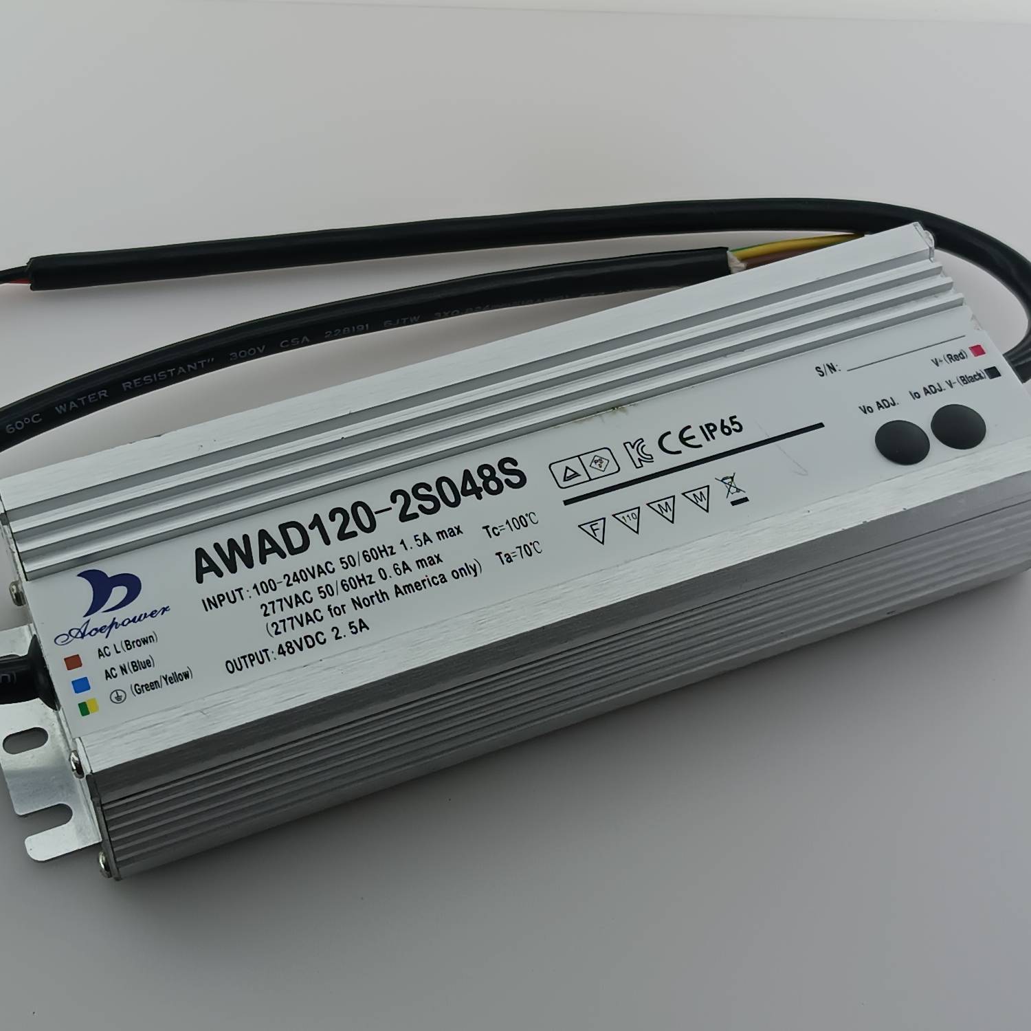 LED_DRIVER_120W_48V_ACEPOWER-2.jpg درایور ال ای دی 120 وات 48 ولت ضد آب برند ACEPOWER - تصویر 1