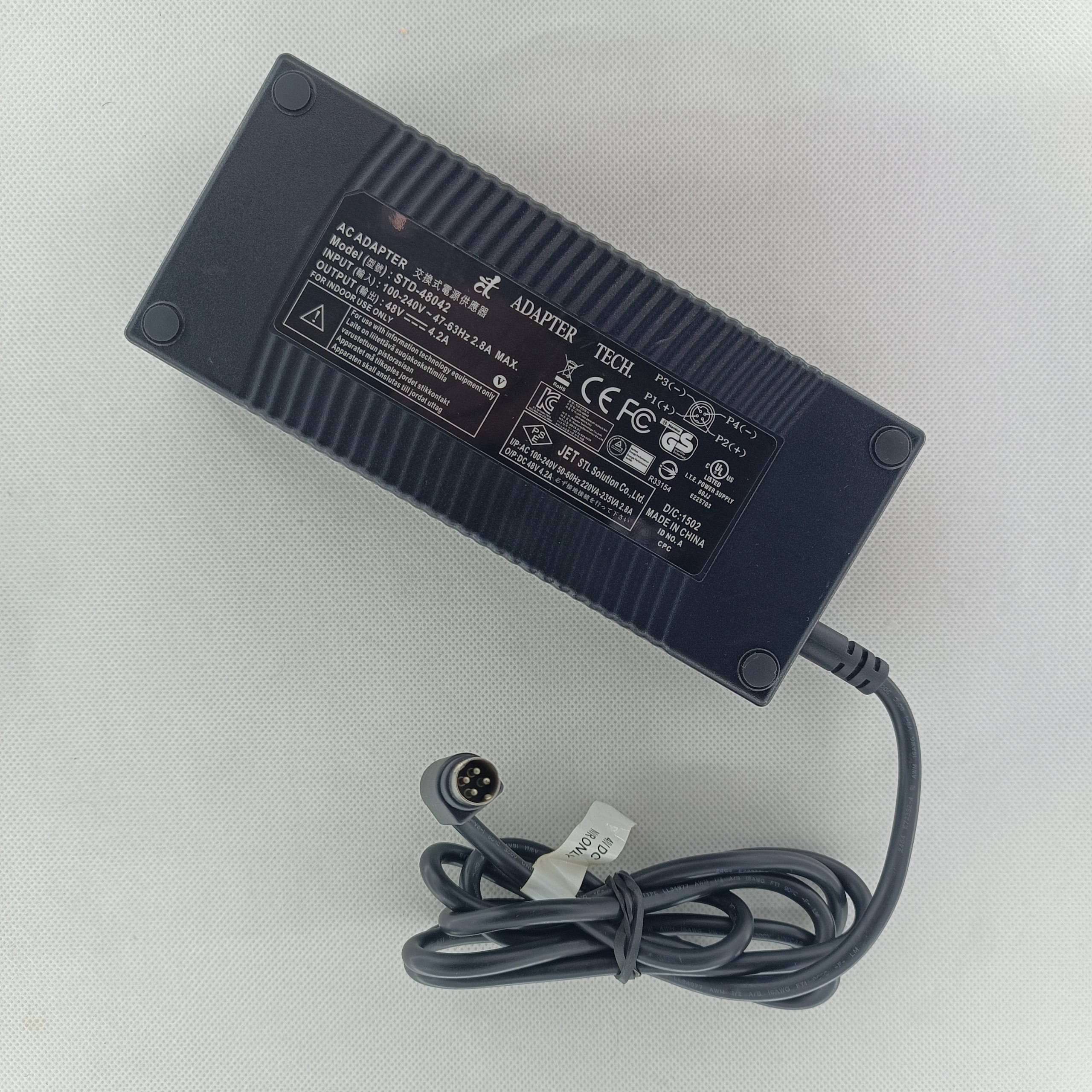 adapter48v-4.2A-code1-1.jpg آداپتور بین راهی 48 ولت 4.2 آمپر - تصویر 1